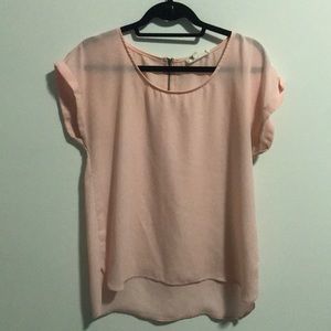 Pink Chiffon Top